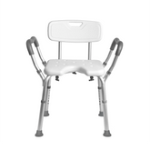 Heavy Duty Extra Wide Shower Chair with Arms And Back