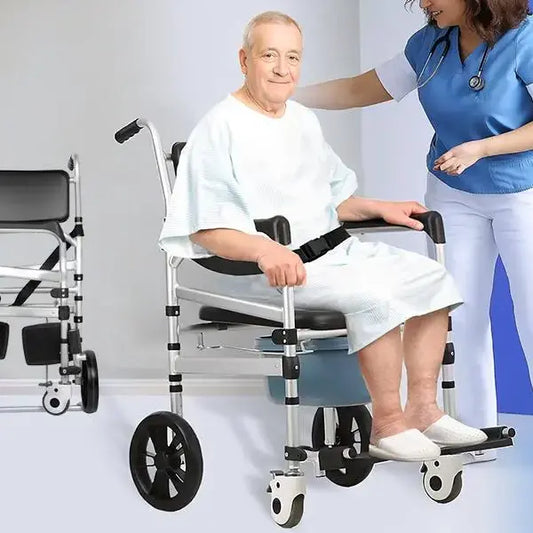 Top Benefits of a Multi-functional Shower Chair with Wheels, Arms & Commode