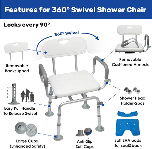 Why Choose a Shower Chair with Arms?