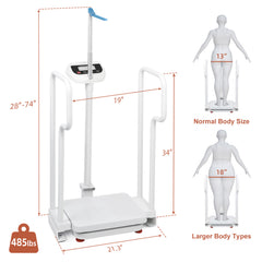 USB Rechargeable Scale for Clinics & Eldercare