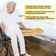 Curved Patient Transfer Slide Board-32″
