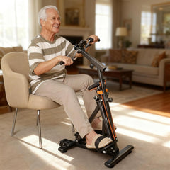 Folding Adjustable Arm and Leg Pedal Exerciser for Seniors