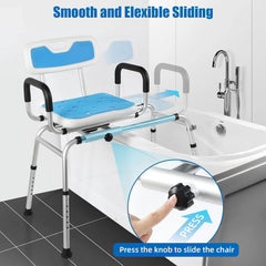 Adjustable Swivel Tub Shower And Transfer Bench