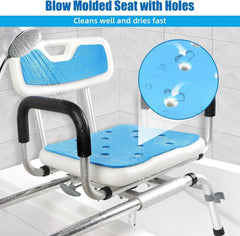 Adjustable Swivel Tub Shower And Transfer Bench