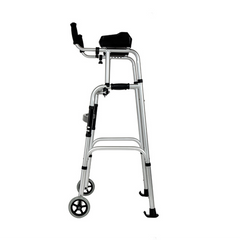 Lightweight Foldable Stand Up Walker with Armrest Pad