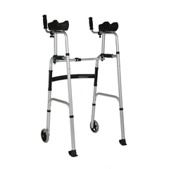 Lightweight Foldable Stand Up Walker with Armrest Pad