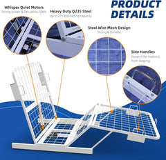 Twin XL Adjustable Bed Frame with Head and Foot Incline