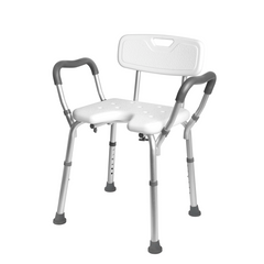 Heavy Duty Extra Wide Shower Chair with Arms And Back